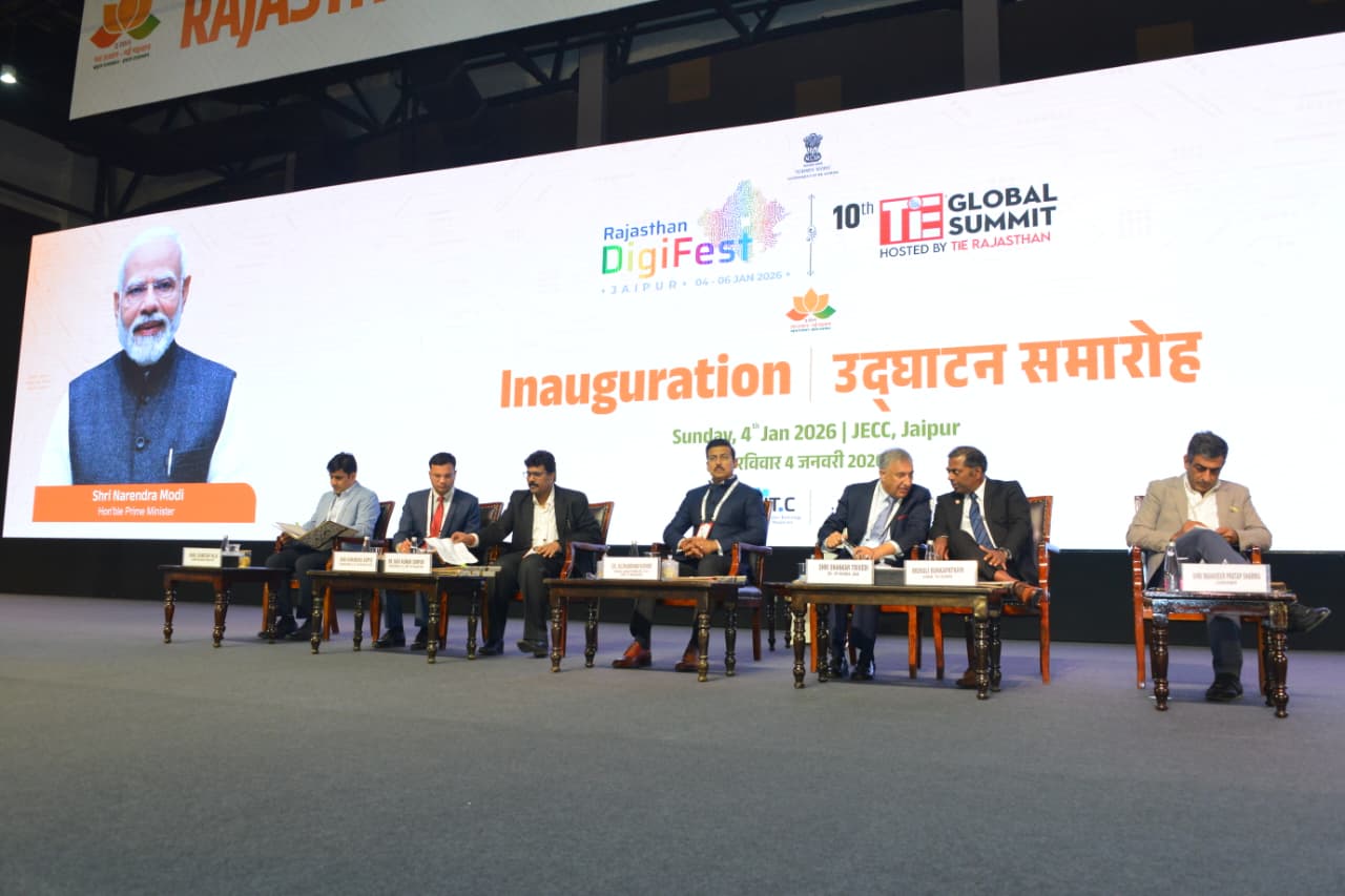 कर्नल राज्यवर्धन राठौड़ ने राजस्थान डिजिफेस्ट टाई ग्लोबल समिट—2026 का किया उद्घाटन
